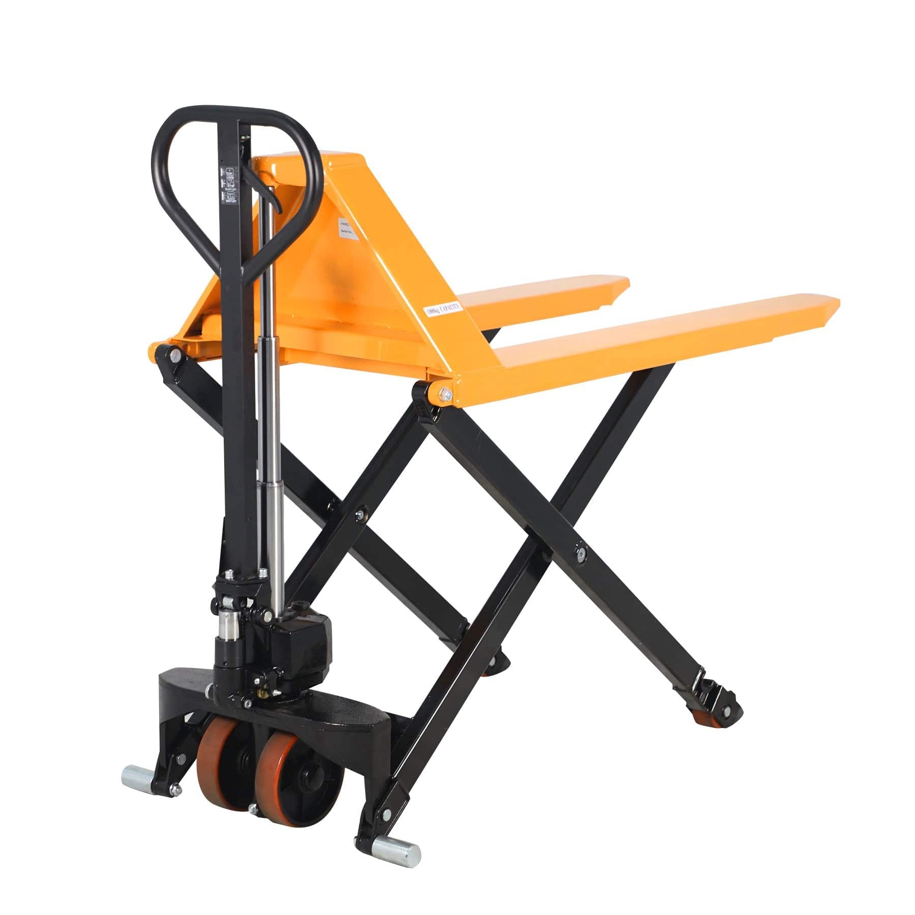 Apollolift Pallet Lift 2200lbs. 45"Lx27"W Fork 3.3'' lowered. 31.5'' raised - A-1015