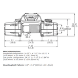 Warn ZEON 10 STEEL CABLE WINCH - 88990