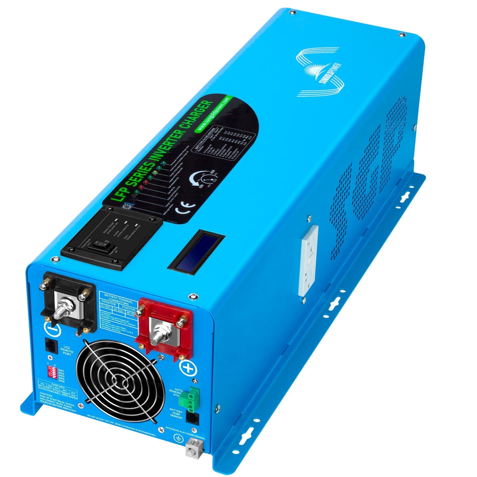 6000W DC 48V Split Phase Pure Sine Wave Inverter With Charger UL1741 Standard - LFP6K48V230VSP