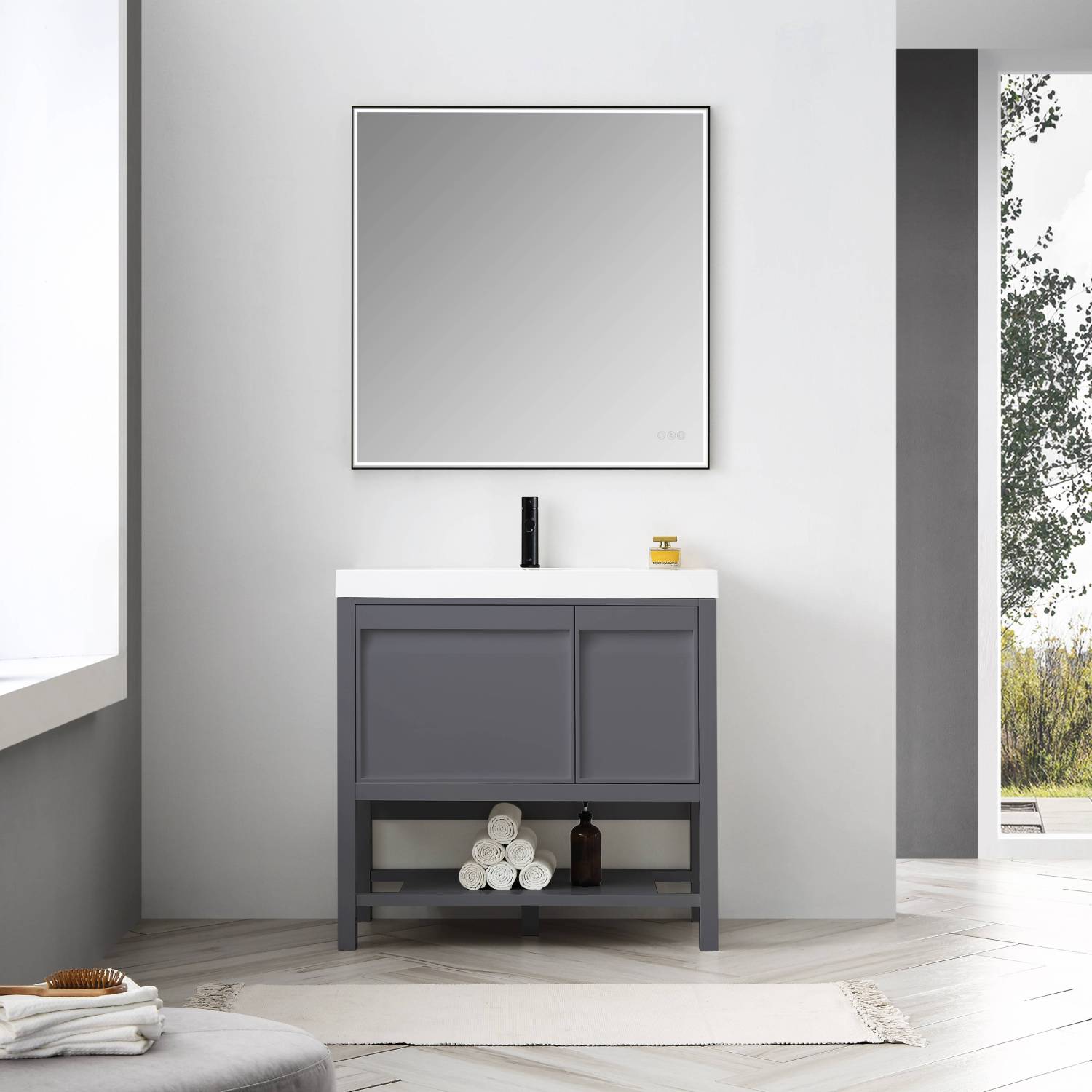 Blossom Vienna 36 Inch Bathroom Vanity - V8021 36 01 - Backyard Provider