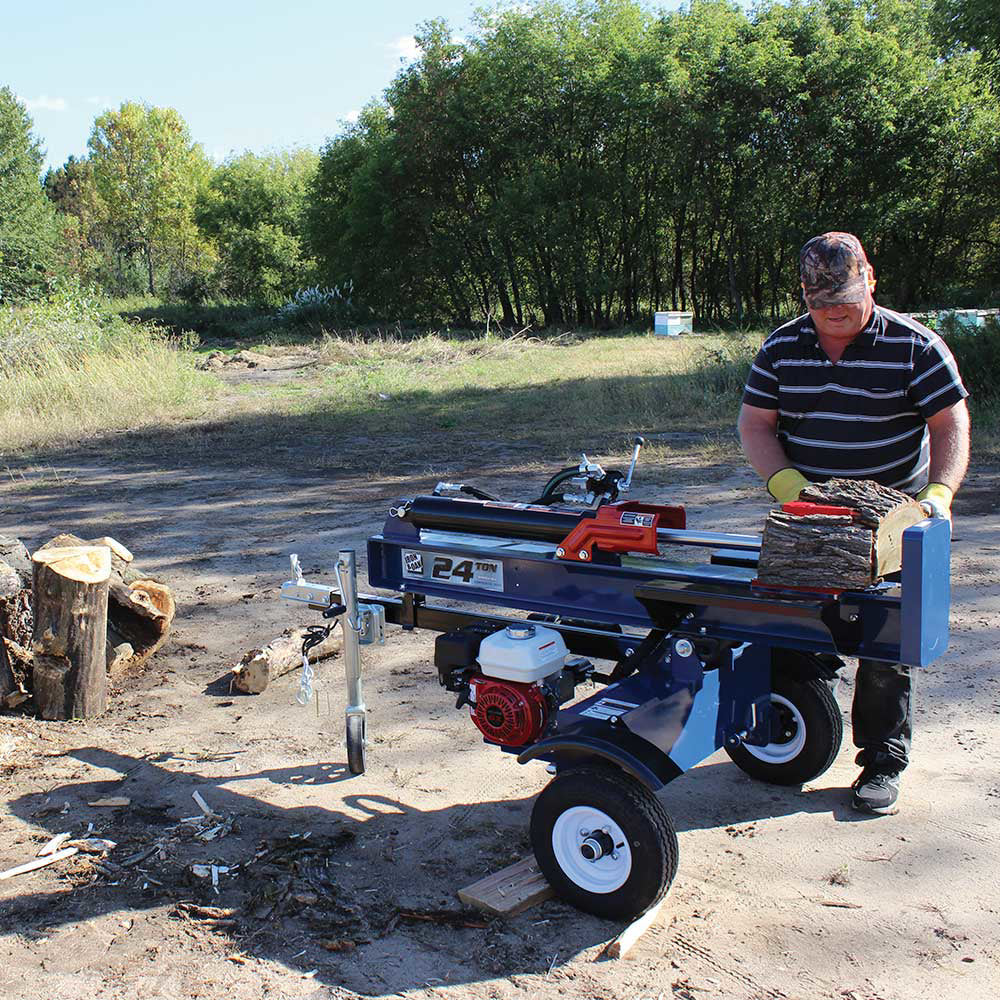 Iron and Oak 24 Ton Vertical Horizontal Log Splitter BHVH2418GX