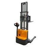 Apollolift Forklift Lithium Battery Full Electric Walkie Stacker 2640lbs Cap. Straddle Legs. 118" lifting A-3035 - Backyard Provider