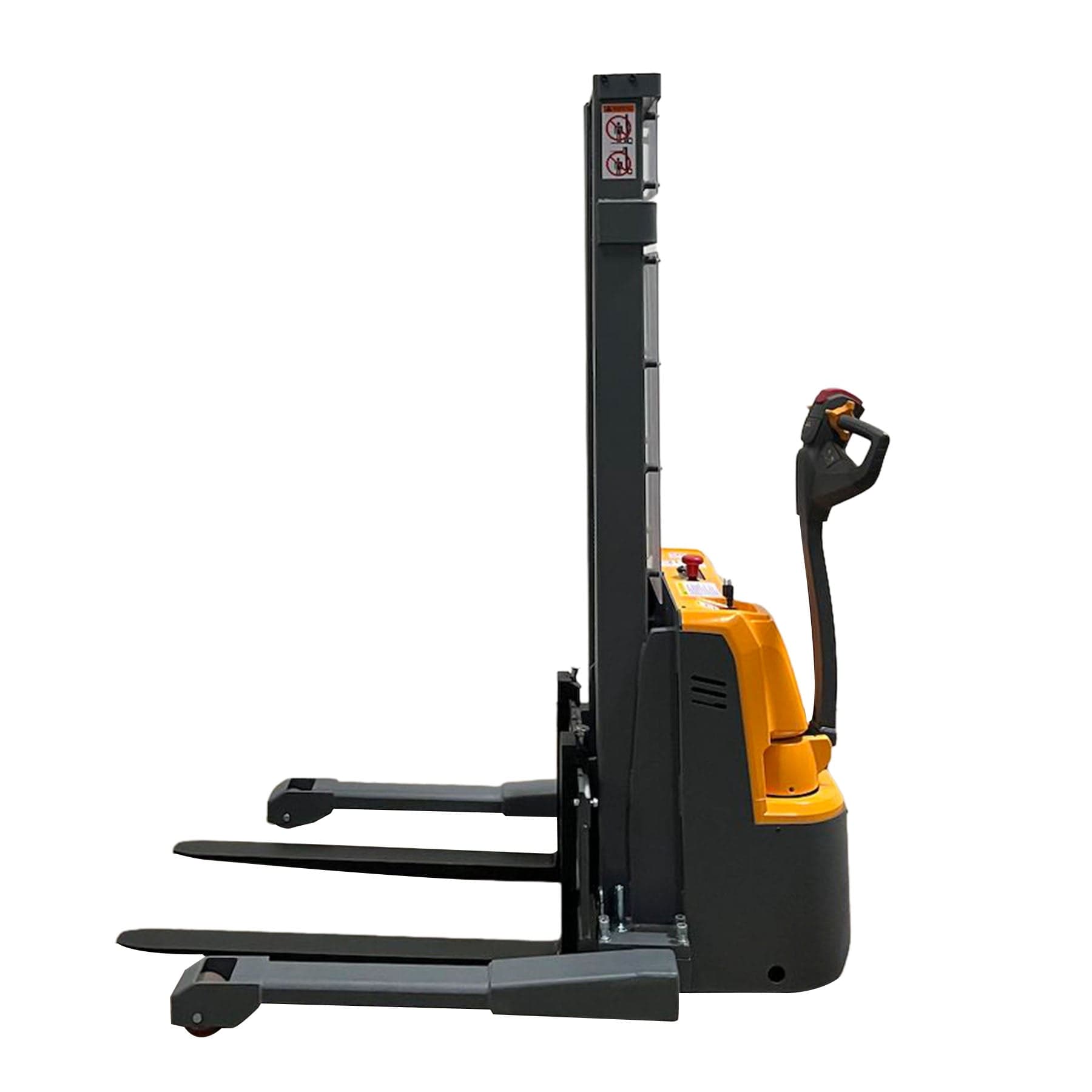 Apollolift Forklift Lithium Battery Full Electric Walkie Stacker 2640lbs Cap. Straddle Legs. 118" lifting A-3035 - Backyard Provider