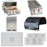 Blaze Premium LTE 7-Piece 32-Inch Natural Gas Outdoor Kitchen Package - BLZ-4LTE2-NG-7PC-SC