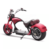 SoverSky M1 60V 2000W Fat Tire Electric Chopper Scooter - SOV-M1-BLUE