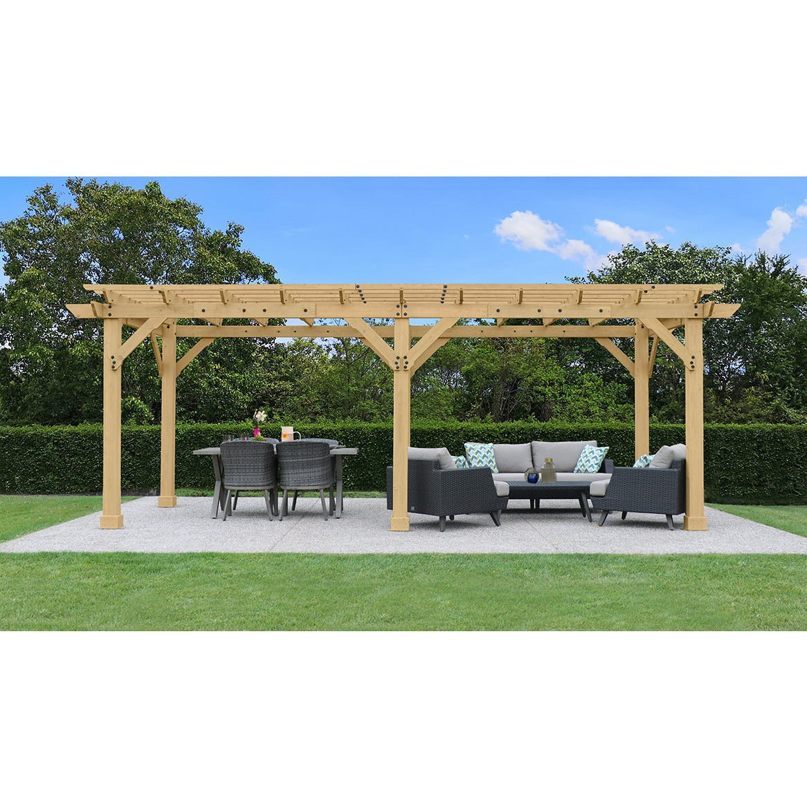 Yardistry 10 x 22 Meridian Pergola YM11932COM