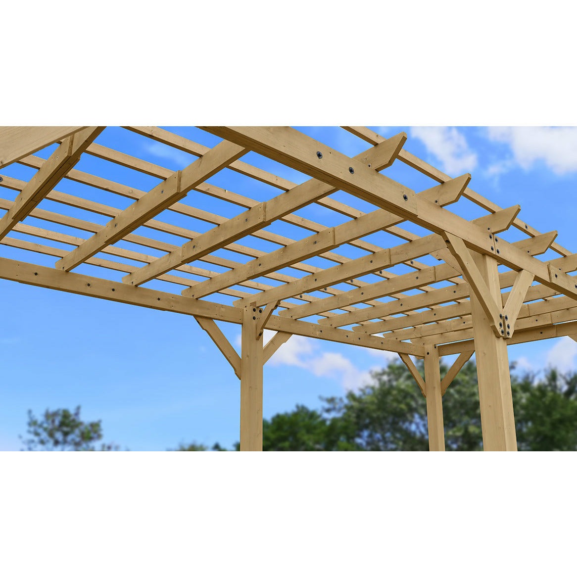 Yardistry 10 x 22 Meridian Pergola YM11932COM