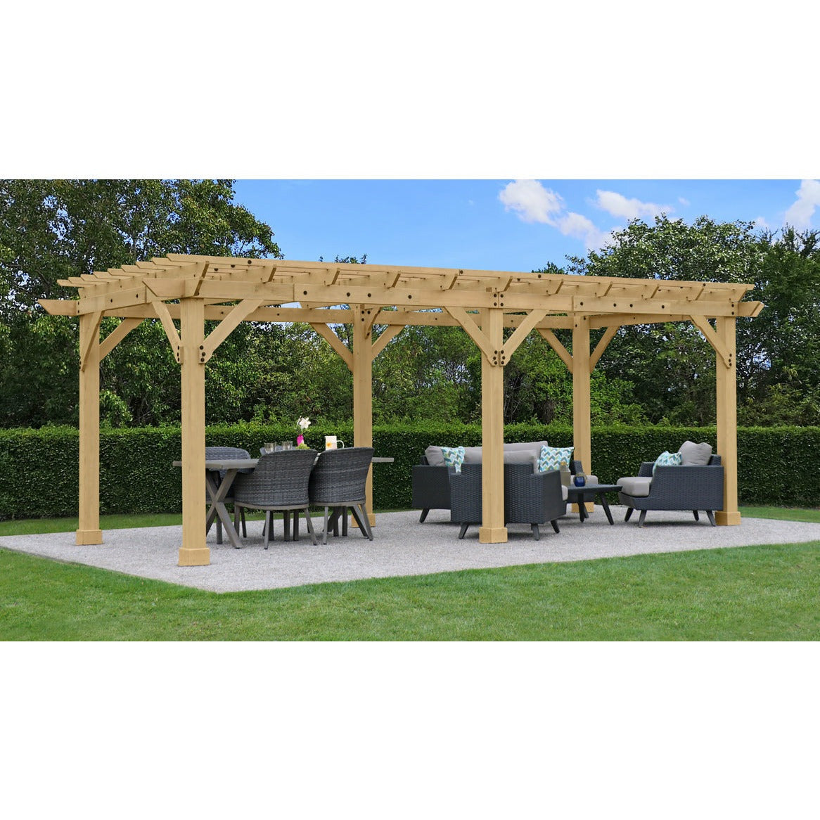 Yardistry 10 x 22 Meridian Pergola YM11932COM