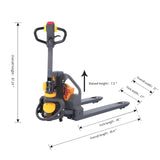 Apollolift  Lithium Battery 3300Lbs Full Electric Pallet Jack Electric Forklift 48" x27" - A-1018 - Backyard Provider