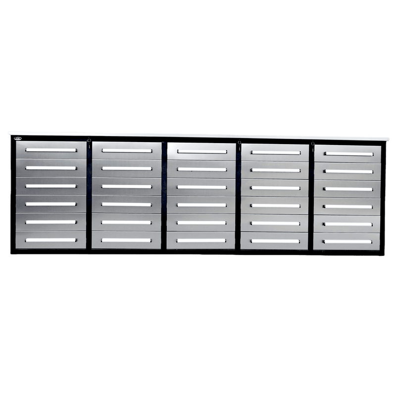 Chery Industrial 10ft Storage Cabinet with 30 Drawers WW000188