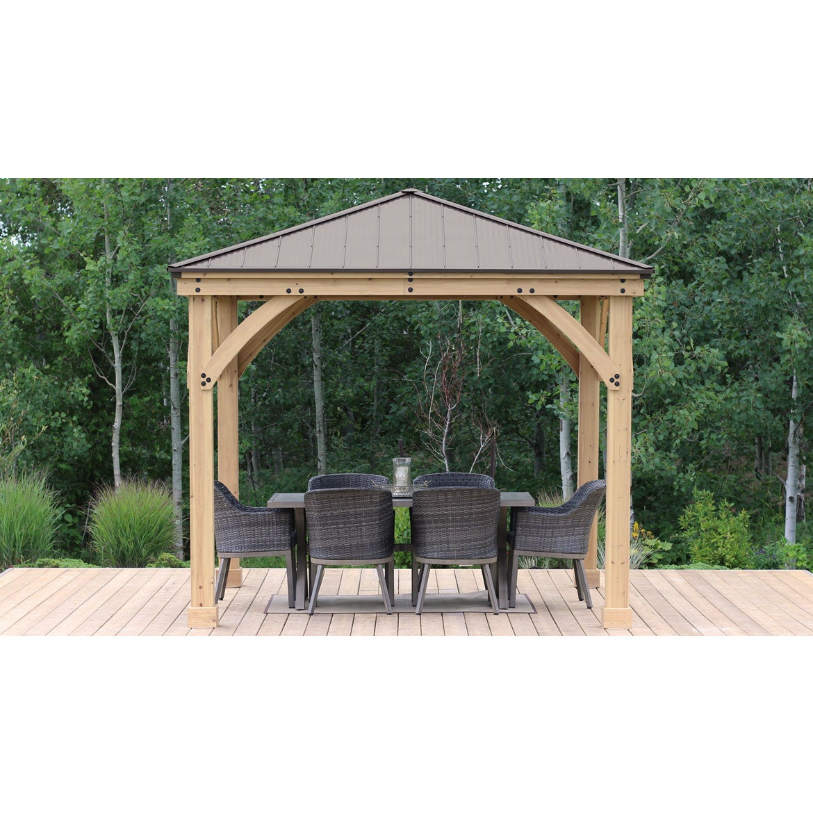 Yardistry 10' x 10' Meridian Gazebo YM11756