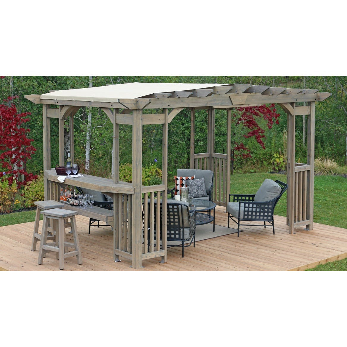 Yardistry 10' x 14' Madison Pergola YM11783