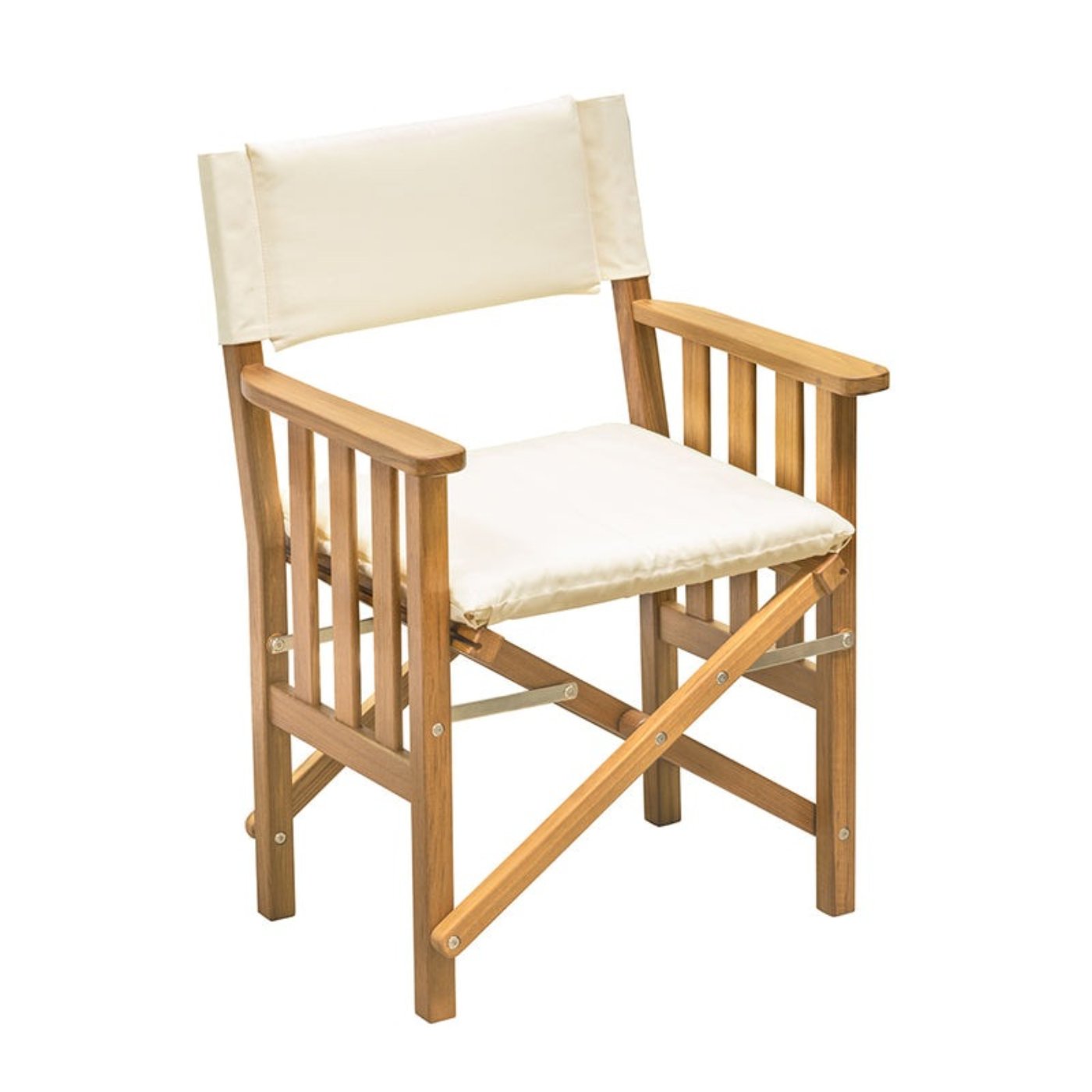 Whitecap Director's Chair II w/Cream Cushion - Teak - 61053 - CW89249