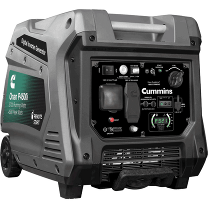 Cummins P4500i 3700W/4500W Onan A058U955 Remote Start Portable Gas Inverter Generator