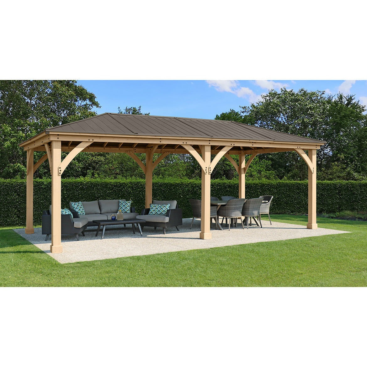 Yardistry 12' x 24' Meridian Gazebo YM11937COM