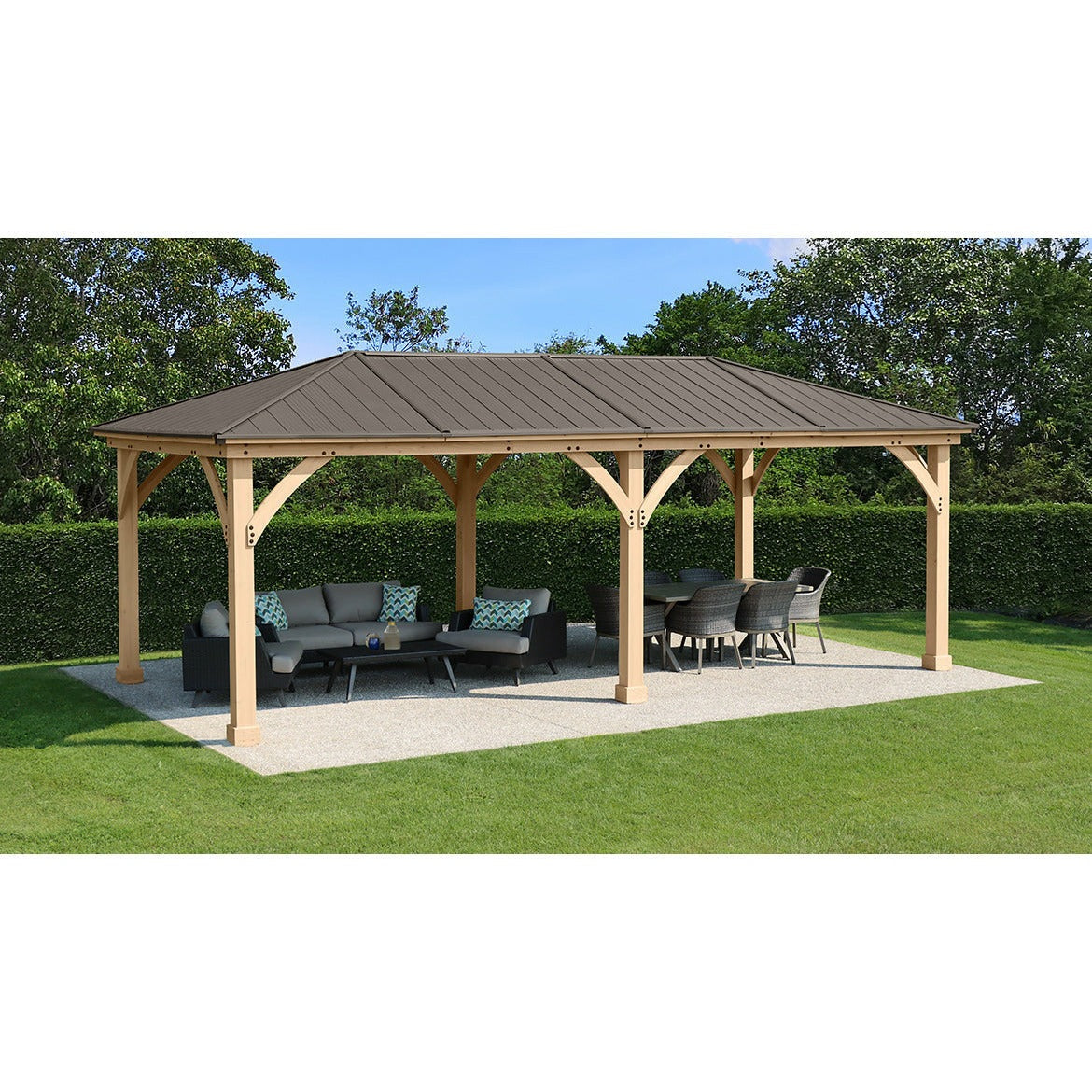 Yardistry 12' x 24' Meridian Gazebo YM11937COM