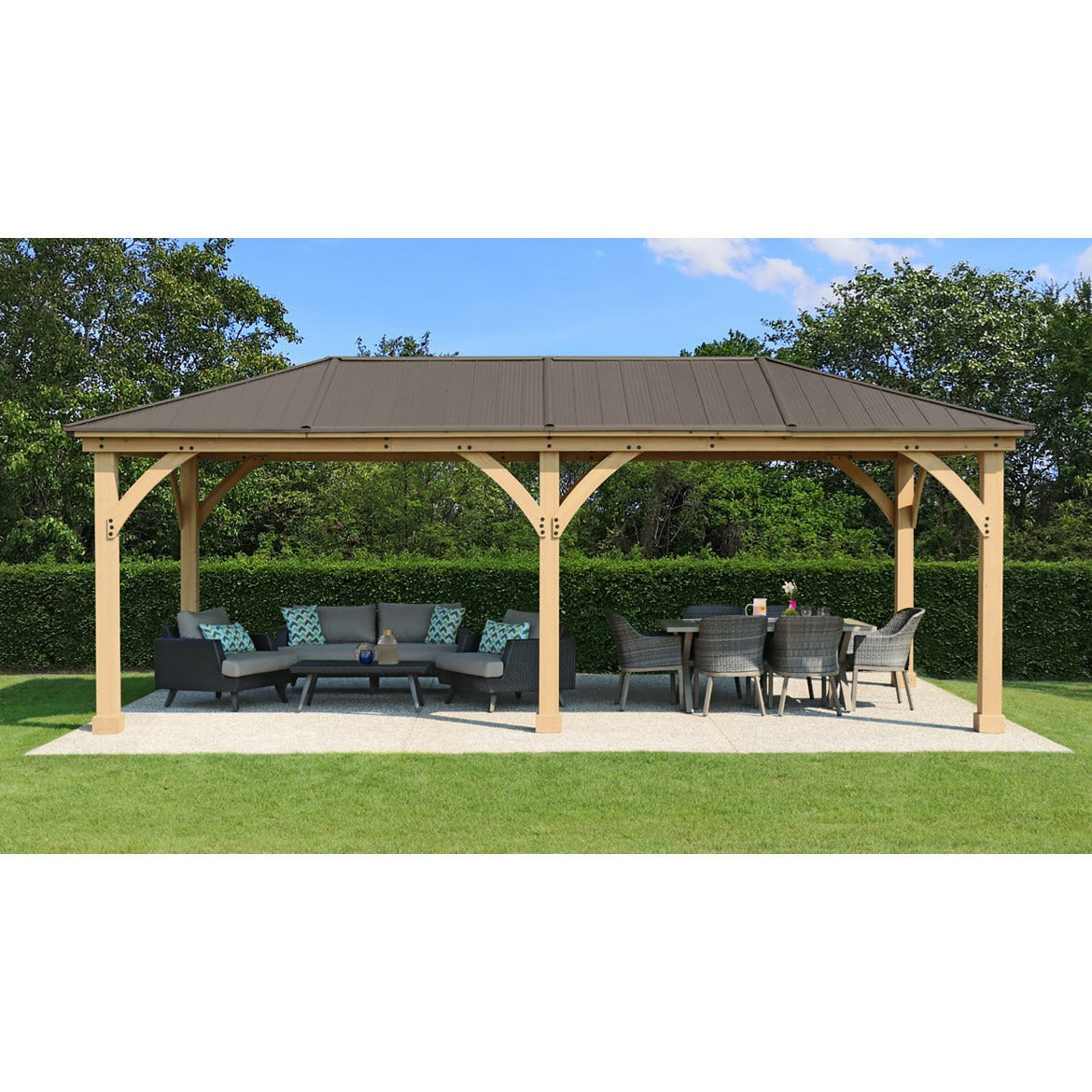 Yardistry 12' x 24' Meridian Gazebo YM11937COM