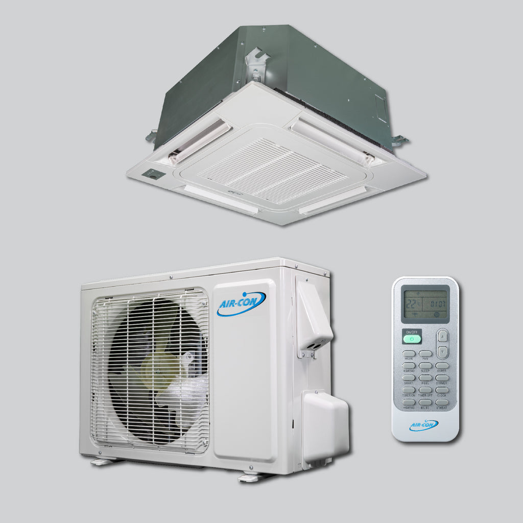 Air-Con Sky Pro 9000 BTU Cassette Type Ductless Air Conditioner 20 SEER - ASLEC4H4S09/ ASLCI4H4S09