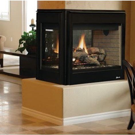 Superior 35" DRT35ST/DRF35PF Multi-View Direct Vent Gas Fireplace - DR