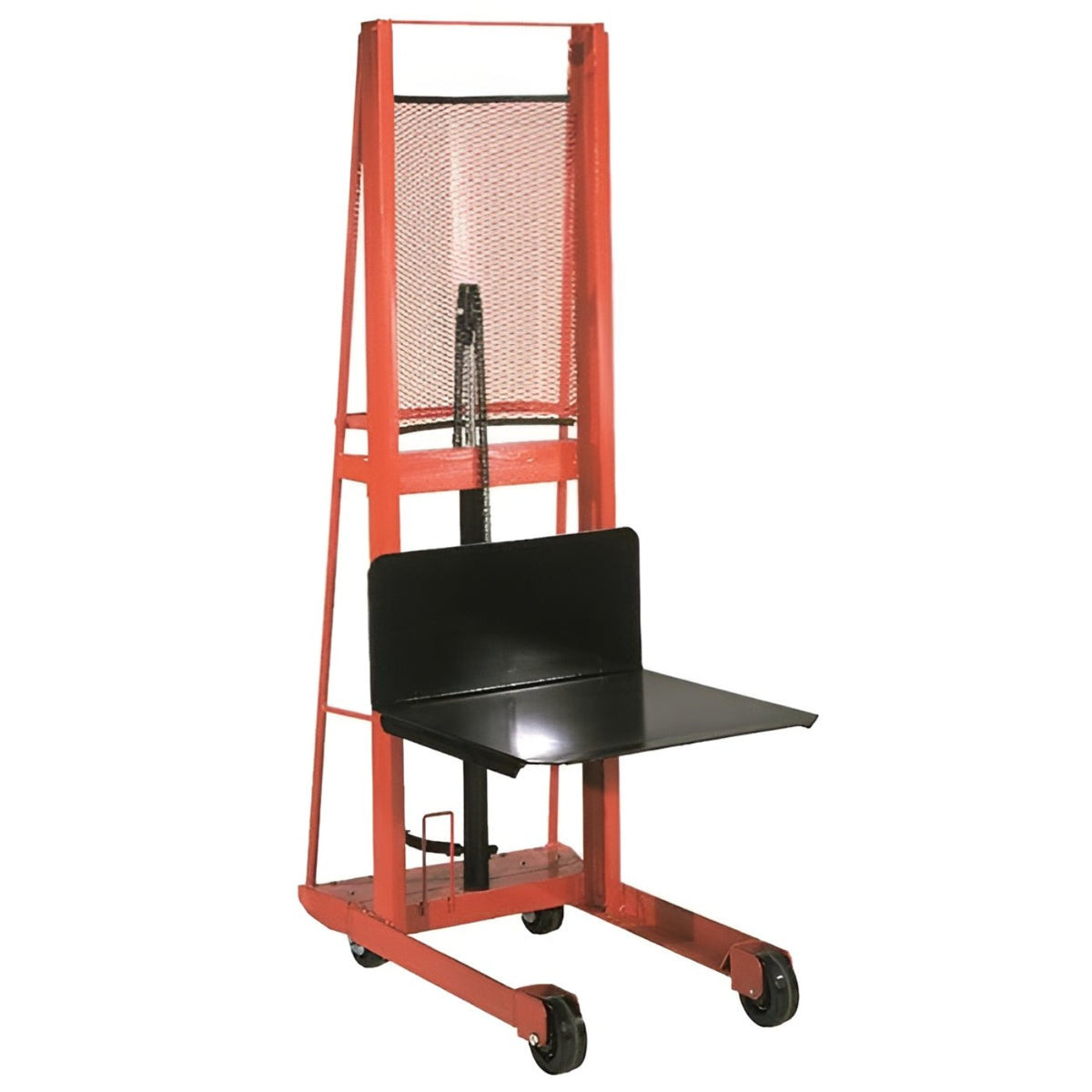 Wesco Industrial Products 1,000 lb. Power Lift Platform Stacker with 24" x 24" Platform and 68" Lift Height 261023