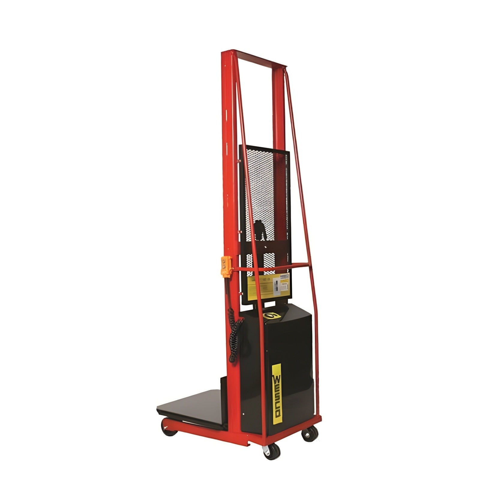 Wesco Industrial Products 1,000 lb. Power Lift Platform Stacker with 24" x 24" Platform and 60" Lift Height 261022