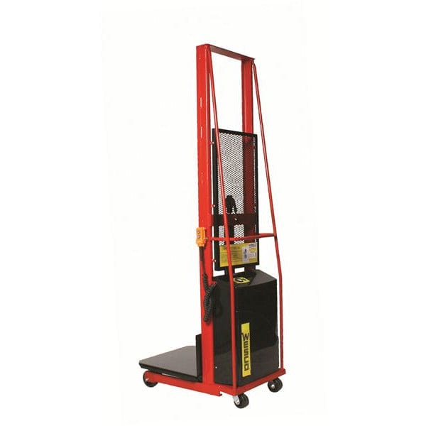 Wesco Industrial Products 1,500 lb. Hydraulic Power Lift Platform Stacker with 24" x 24" Platform and 68" Lift Height 261075