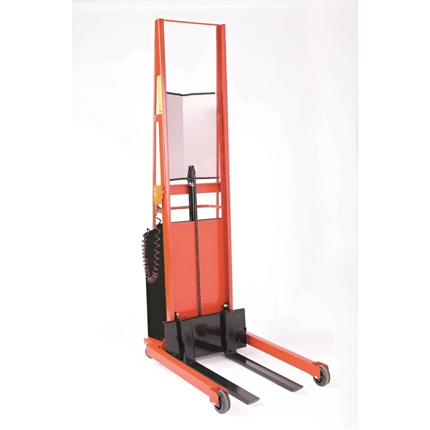 Wesco Industrial Products 1,000 lb. Power Lift Fork Stacker with 25" Forks and 76" Lift Height 261030