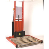 Wesco Industrial Products 1,000 lb. Power Lift Adjustable Straddle Fork Stacker with 40" Forks and 76" Lift Height 261036