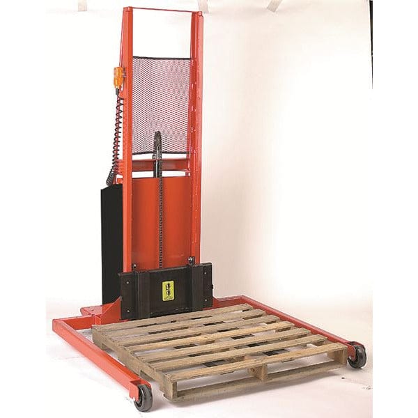 Wesco Industrial Products 1,000 lb. Standard Series Hydraulic Platform Stacker with 24" x 24" Platform and 80" Lift Height 260034 - Backyard Provider