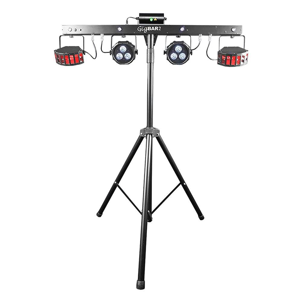 Chauvet DJ 4-in-1 LED GigBAR 2.0 Light FX System w/ Tripod+Remote+Footswitch+Bag - 140832