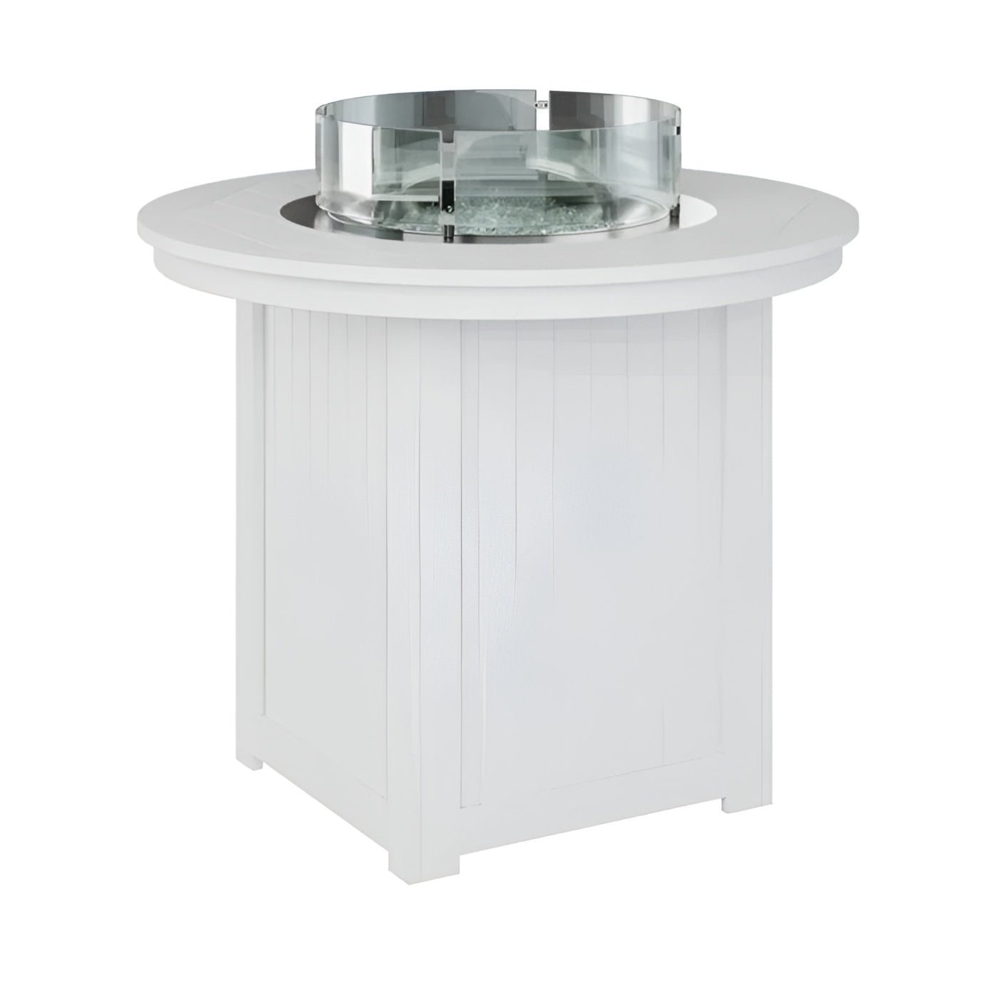Berlin Gardens Donoma 44" Round Fire Table - Bar Height - DRFT3944BBW