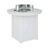 Berlin Gardens Donoma 44" Round Fire Table - Bar Height - DRFT3944BBW