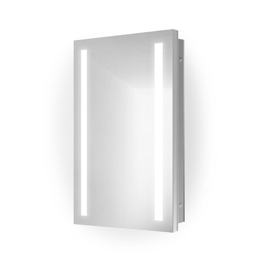 Krugg Kinetic 15" x 30" Left LED Medicine Cabinet  w/Dimmer & Defogger – KINETIC1530L - Backyard Provider