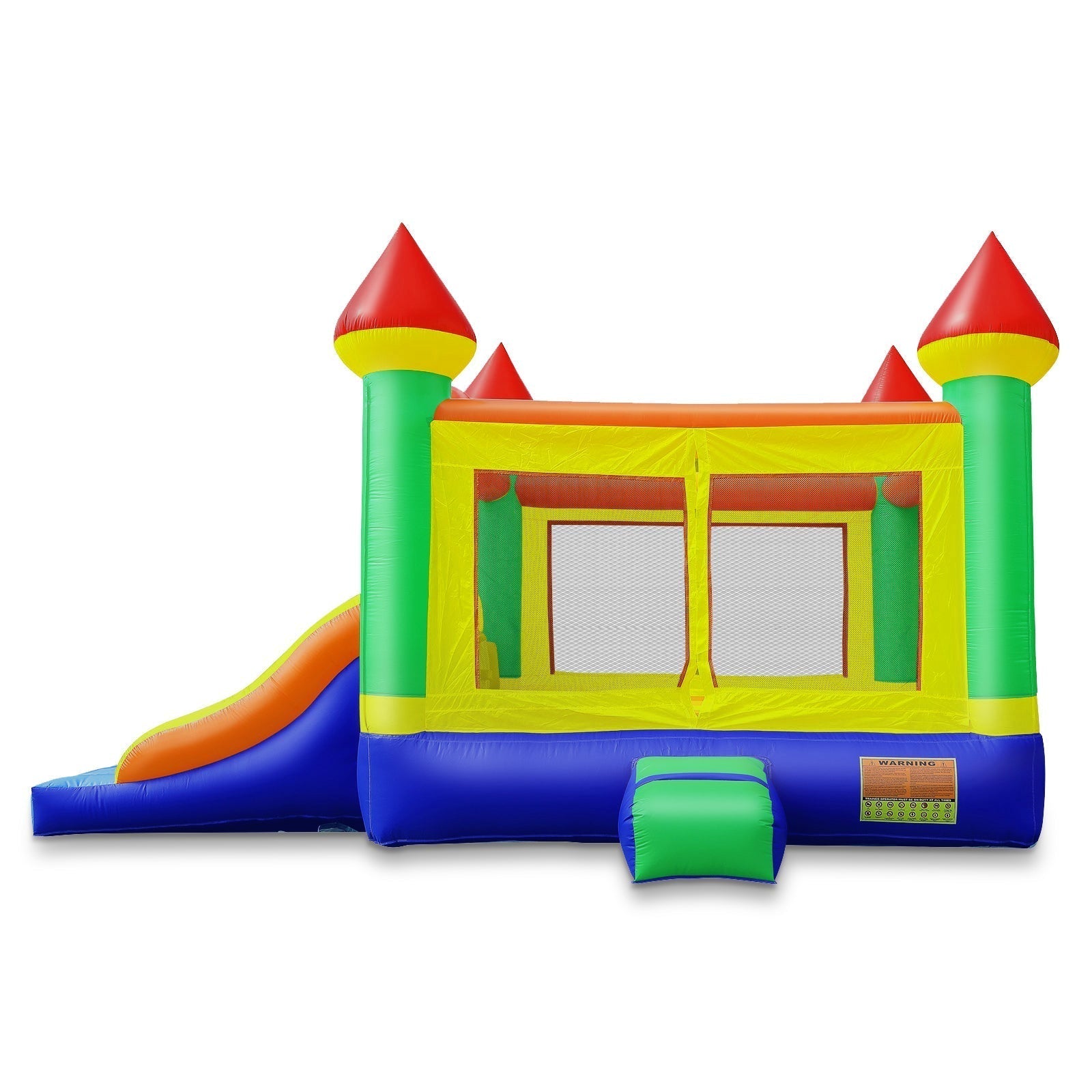 Commercial Mega Double Slide Castle Bounce House w/ Blower by Cloud 9 - Backyard Provider