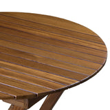 Whitecap Round Slat Table - Teak - 63057 - CW89258