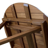 Whitecap Round Slat Table - Teak - 63057 - CW89258