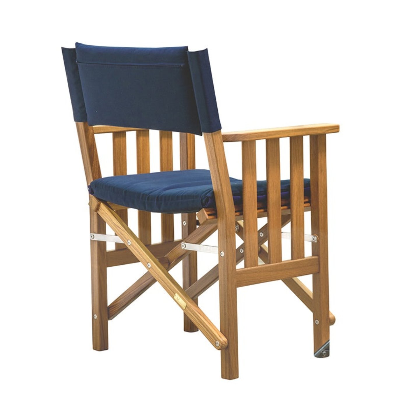 Whitecap Director's Chair II w/Navy Cushion - Teak - 61052 - CW89248