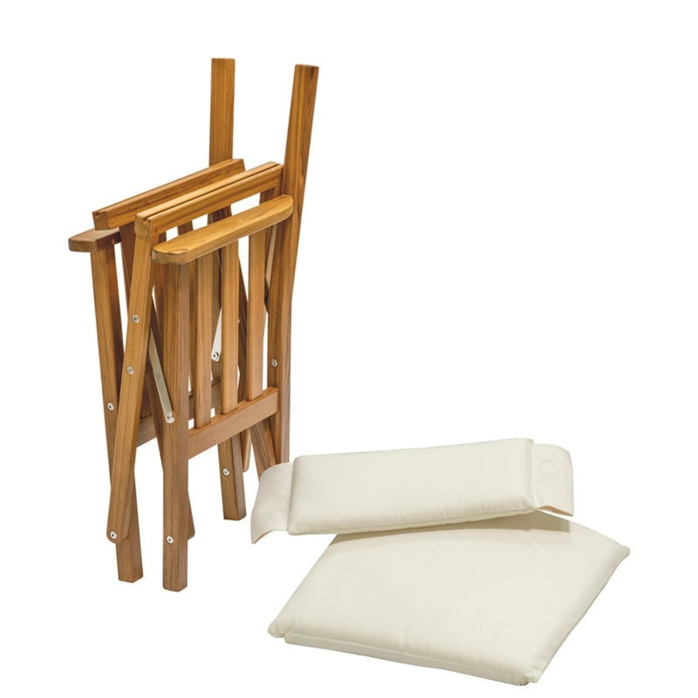 Whitecap Director's Chair II w/Cream Cushion - Teak - 61053 - CW89249