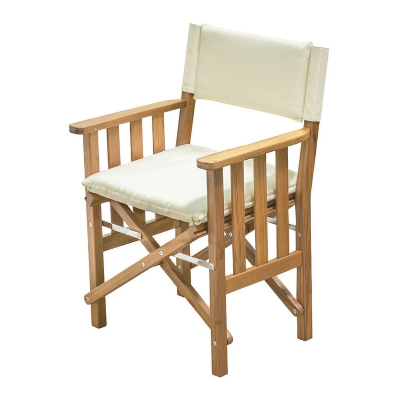 Whitecap Director's Chair II w/Cream Cushion - Teak - 61053 - CW89249