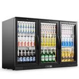 EUHOMY Back Bar Cooler With 2/3 Glass Swing Doors Wine Cooler - BRU-210