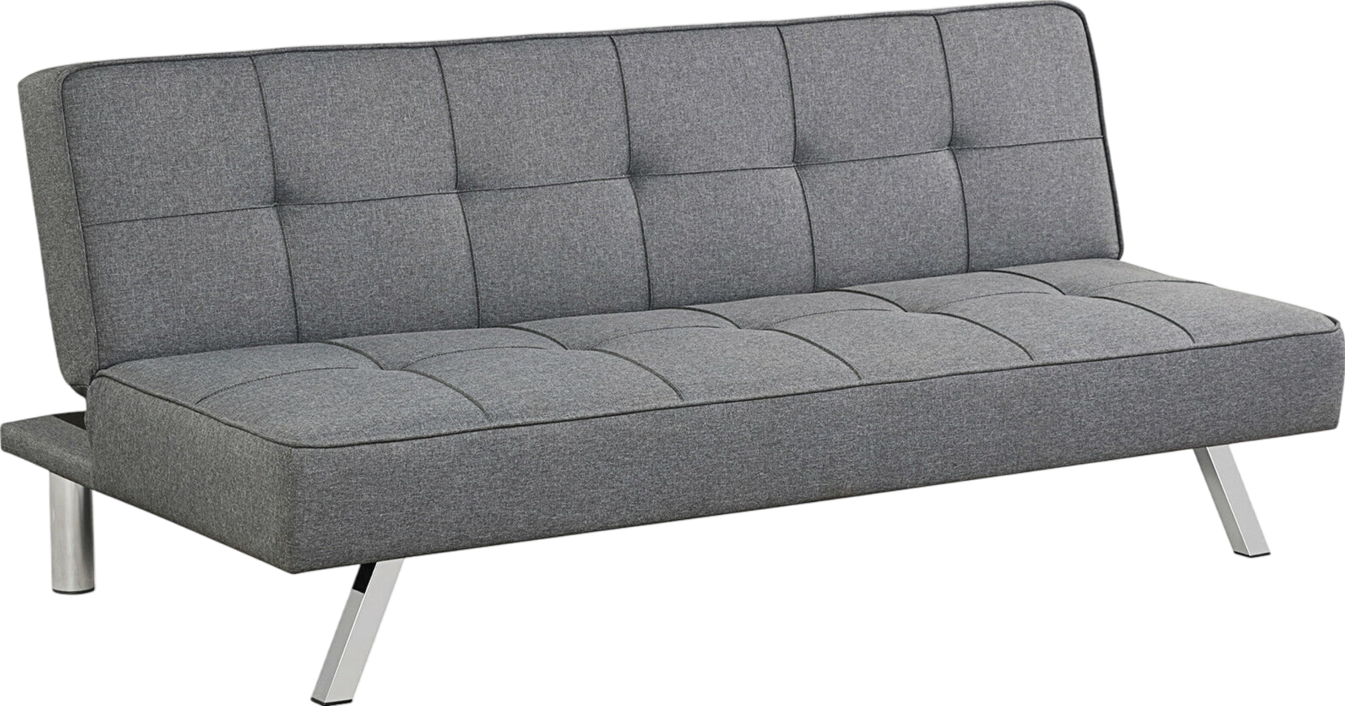 Costway 3 Seat Convertible Sofa Bed with High Density Sponge New - HV10008