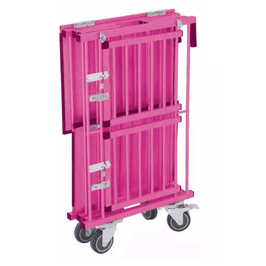 Aeolus Mini Two Berth Double Decker Dog Show Trolley - AE-KB-514AAT-SILVER