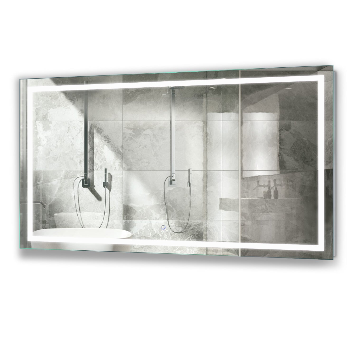 Krugg  Icon 60" X 36" LED Wall Mirror ICON6036 - Backyard Provider