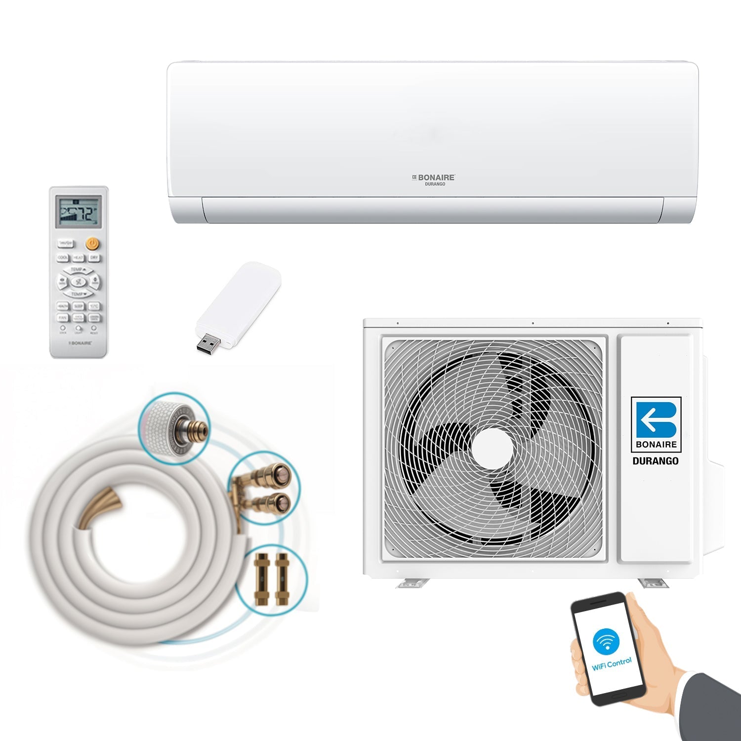 Bonaire Durango Ductless Split Air Conditioner 24000 BTU - CRC7000024O