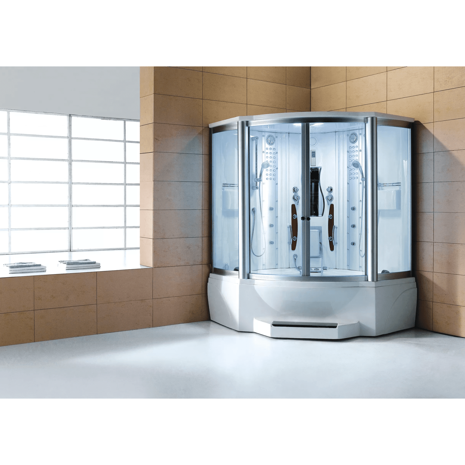 Mesa Steam Shower Jetted Tub Combination - WS-608A