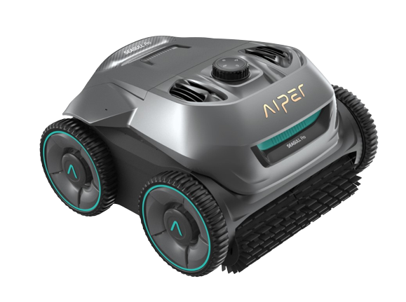 Aiper Flat Wall Water Line Cleaning Cordless Robotic Pool Cleaner Gray New - SEAGULL-PRO