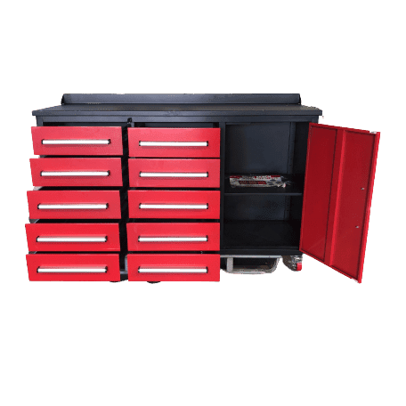 Chery Industrial 5.5' Storage Cabinet with Workbench WW000195