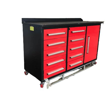 Chery Industrial 5.5' Storage Cabinet with Workbench WW000195