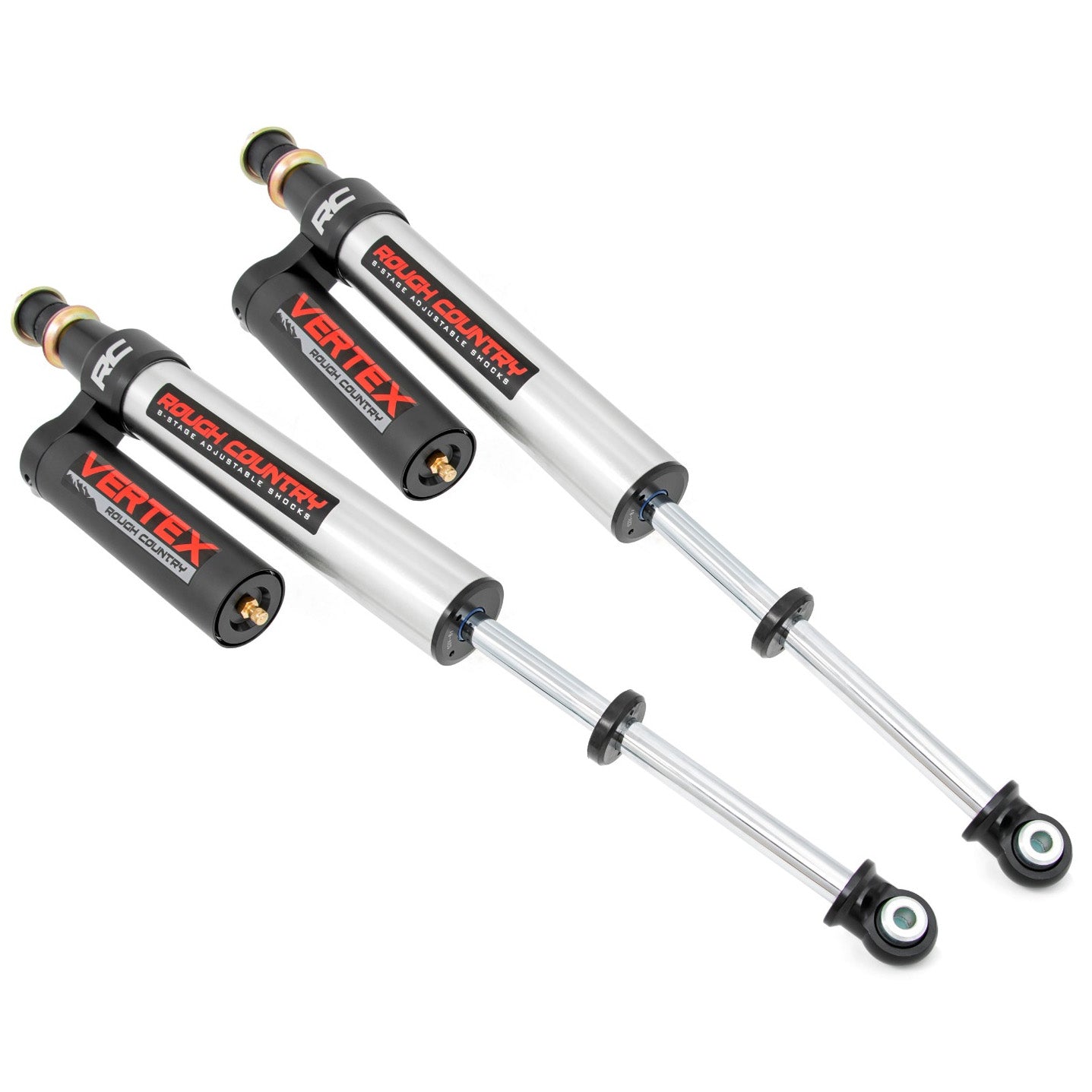 Rough Country Vertex 2.5 Adjustable External Reservoir Shocks 4-7" | 2022-2024 Toyota Tundra - 699050