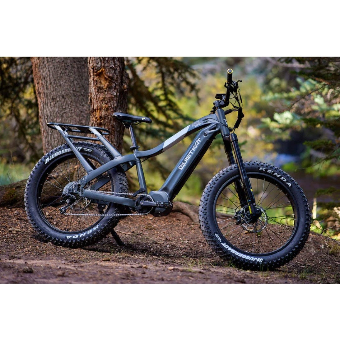 2023 QuietKat APEX PRO 1000W 48V Mid Drive Suspension Fat Tire Electric Bike